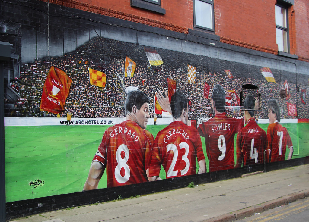 Liverpool Football Legends Wall Mural, Anfield, Liverpool Flickr