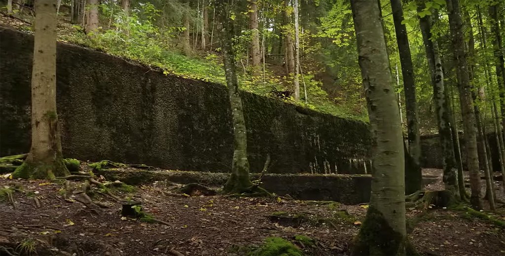 Chilling ruins the remains of the Berghof, the Hitler’s house in the