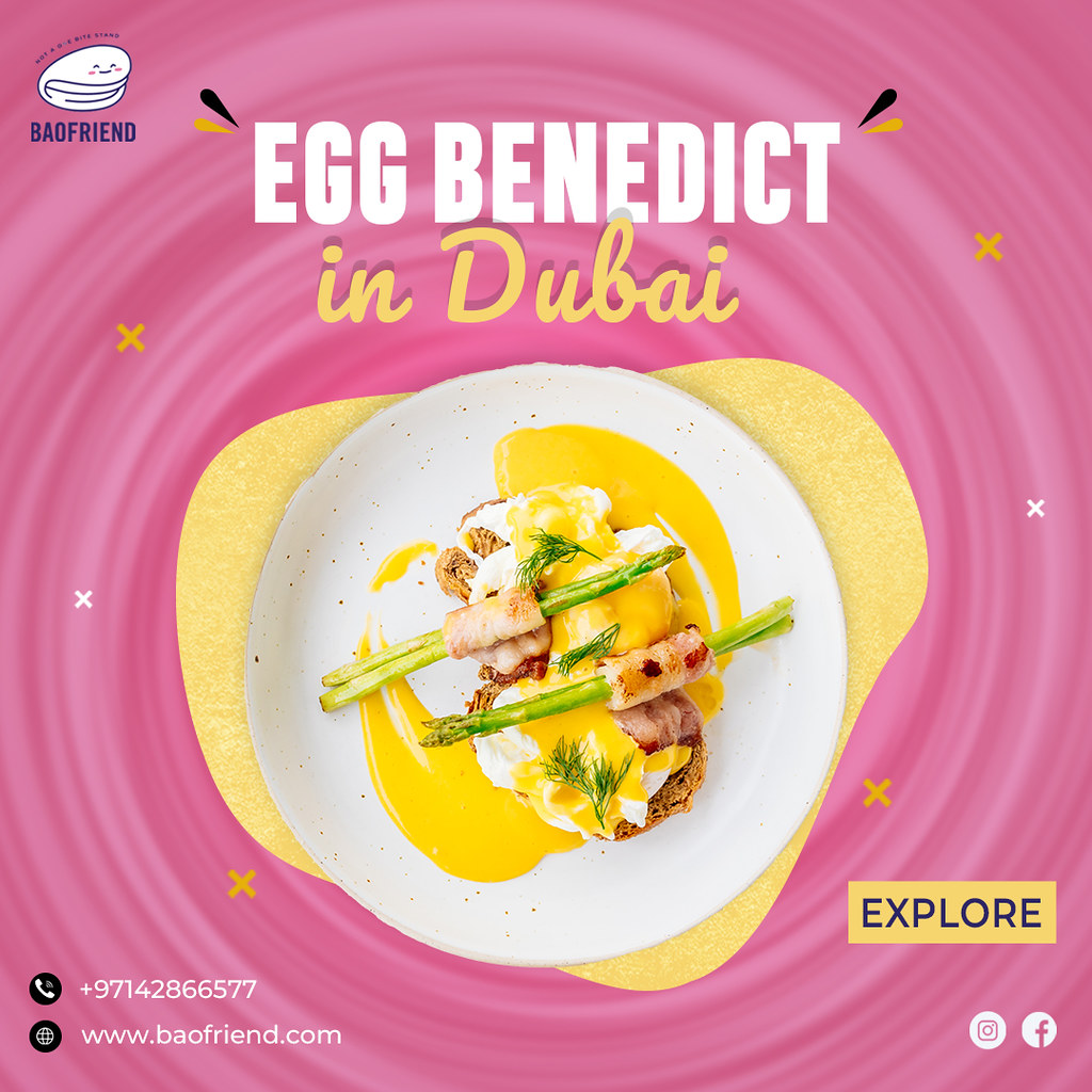 Egg Benedict in Dubai Having the best egg benedict in Duba… Flickr