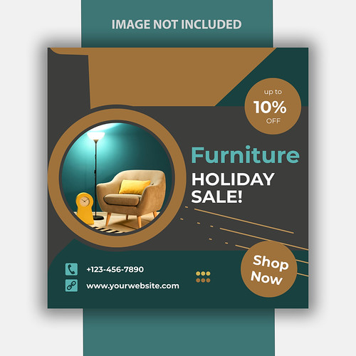 Goald Furniture Holiday Sale Instagram Post design expertsz Flickr