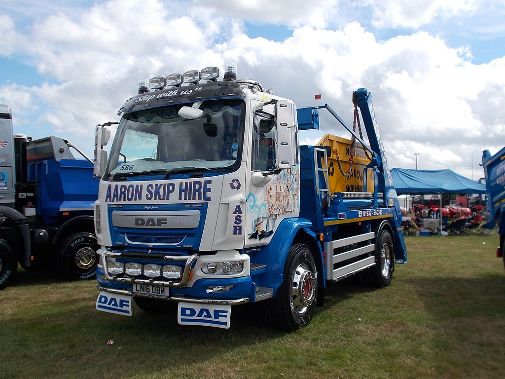 DAF LF Aaron Skip Hire Wessex Truck Show Christopher Aldridge