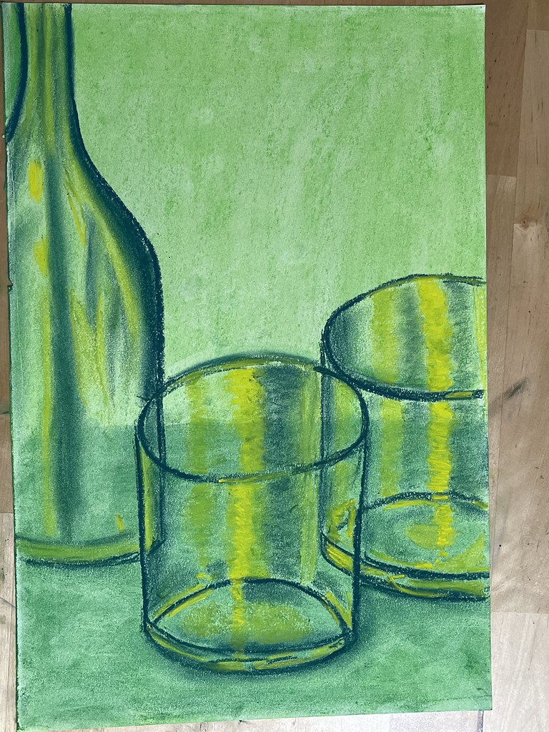 Glass Reflections Pastels Jillian Gehring Flickr