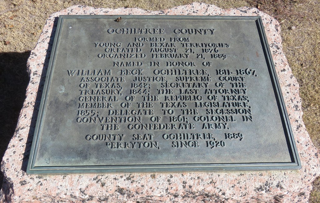 Ochiltree County Monument Plaque (Perryton, Texas) Flickr