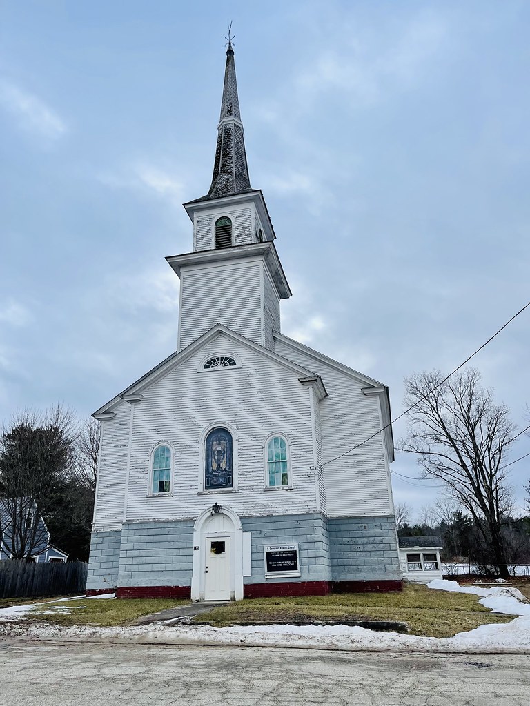 Community Baptist Church in Acton, Maine. It is just acros… Flickr