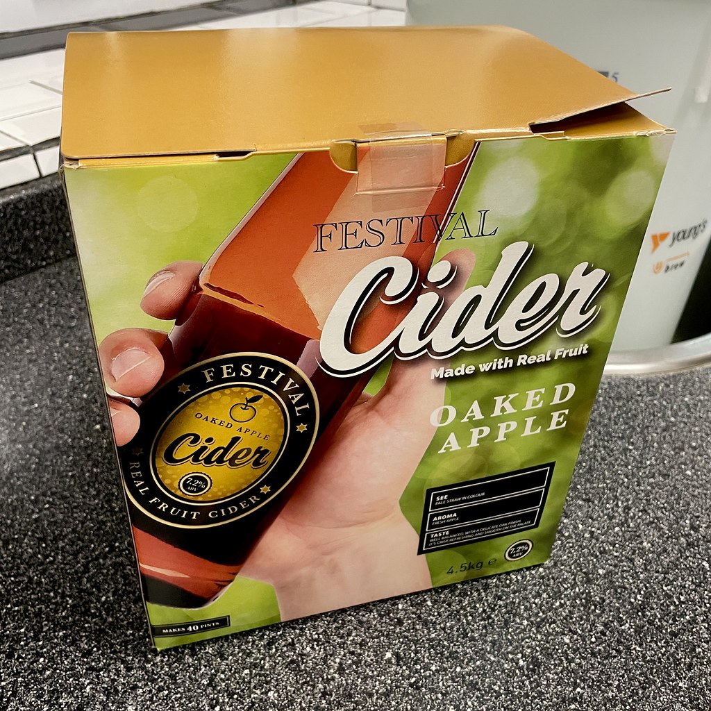 Brewing up a Festival Oaked Apple Cider Kit. Brewing up a … Flickr