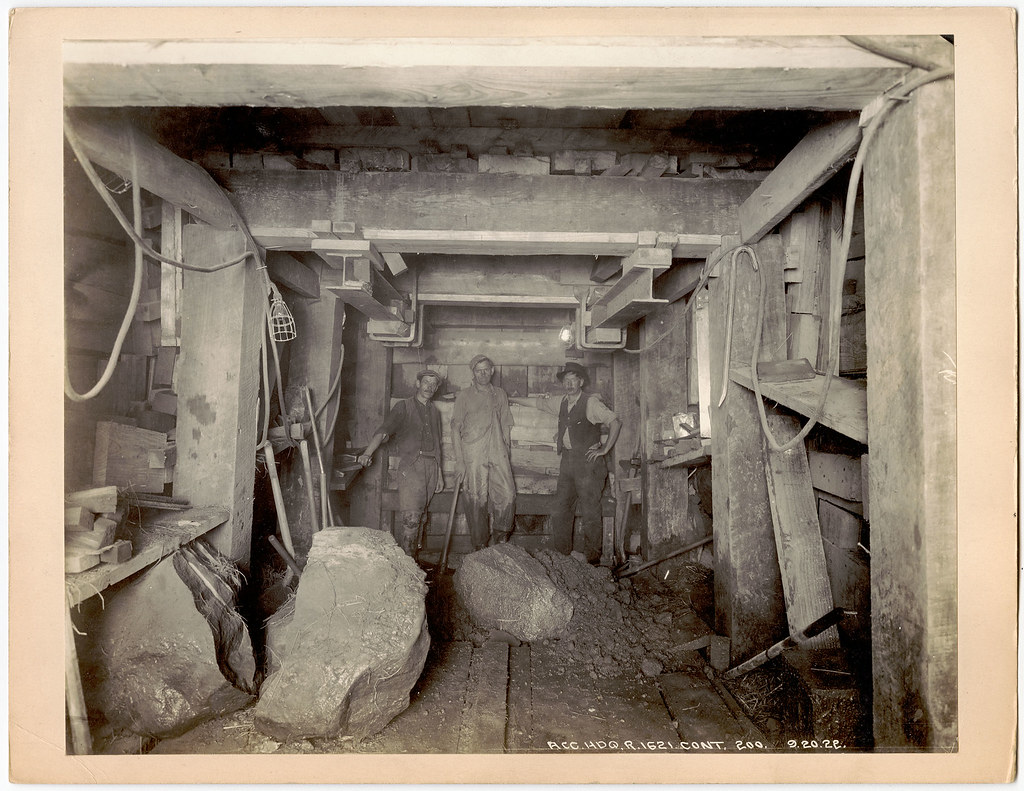 Shandaken Tunnel Out of the Archives Timbered excavation … Flickr