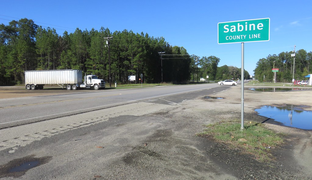 Entering Sabine County (Brookeland, Texas) As seen from U.… Flickr