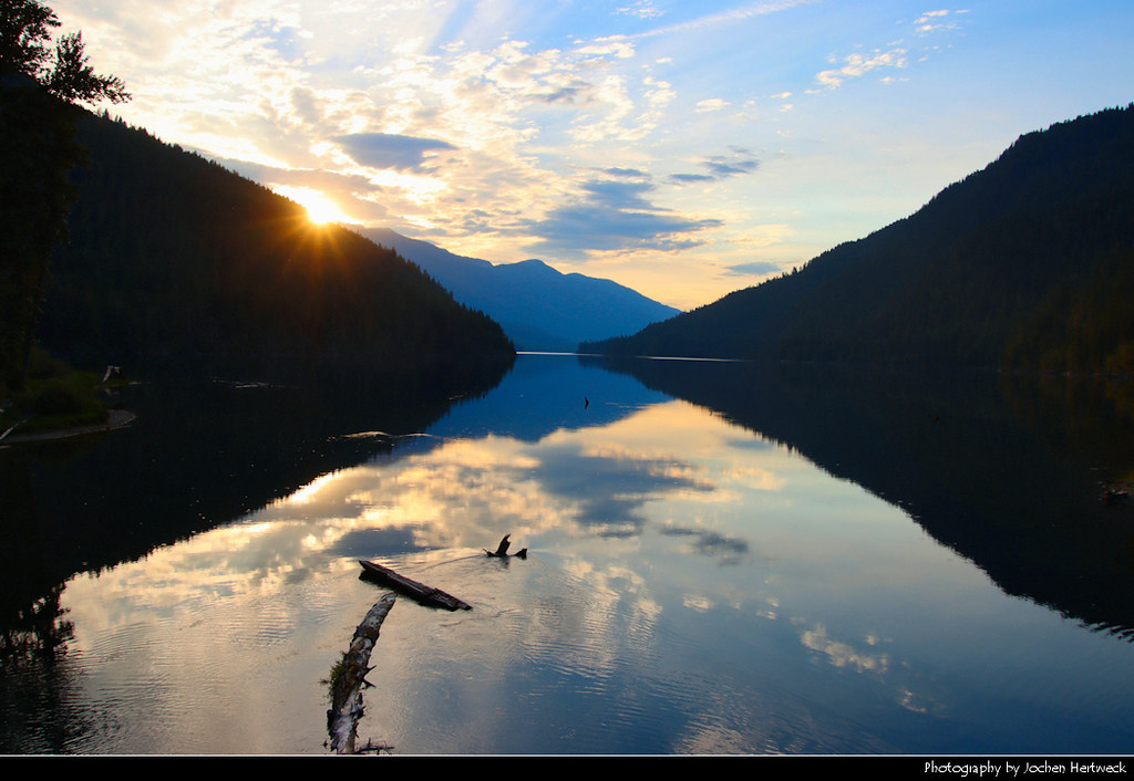Sunset Reflection, Trout Lake, Canada Jochen Hertweck Flickr