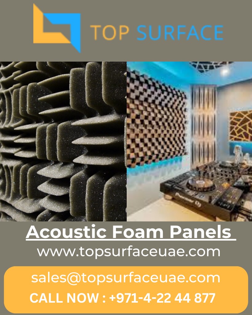 Acoustic Foam Panels In Dubai Topsurfaceuae in UAE Flickr