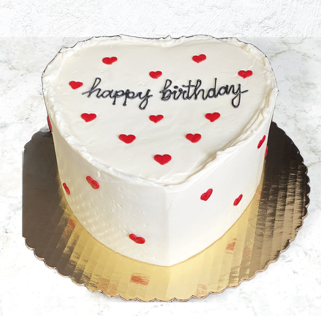 BC966 Heart shape Birthday Cake Our CupCakery Flickr