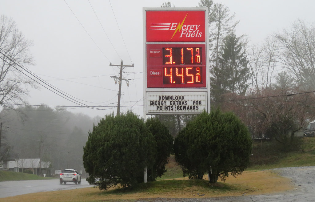 Brevard, NC Price of fuel 22523 BartShore Flickr