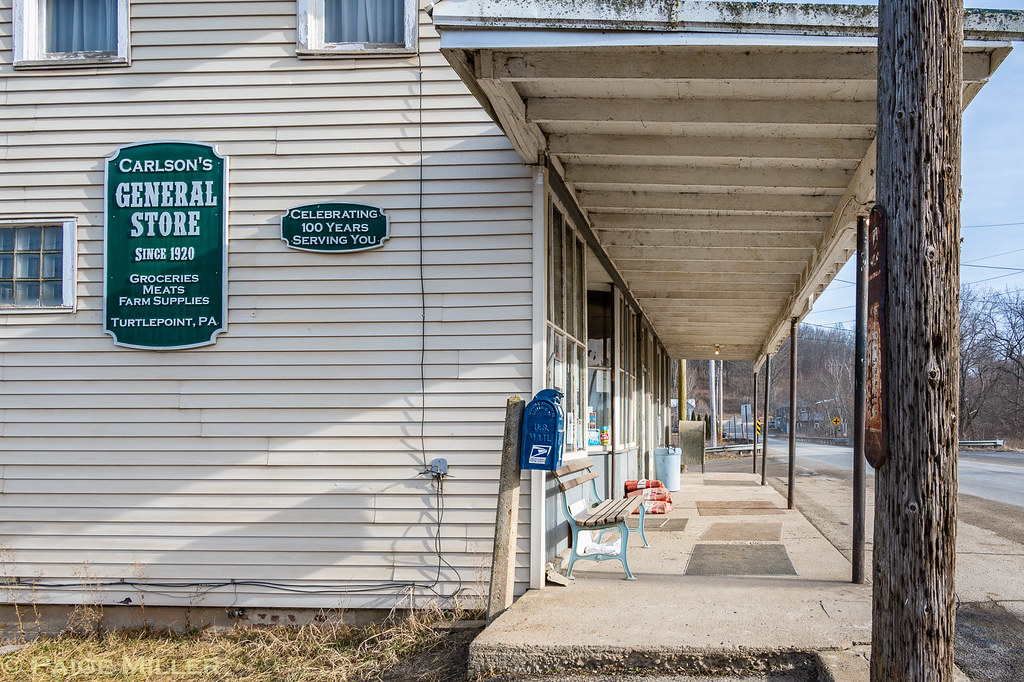 Turtlepoint, PA Carlson's General Store and Post Office Paige