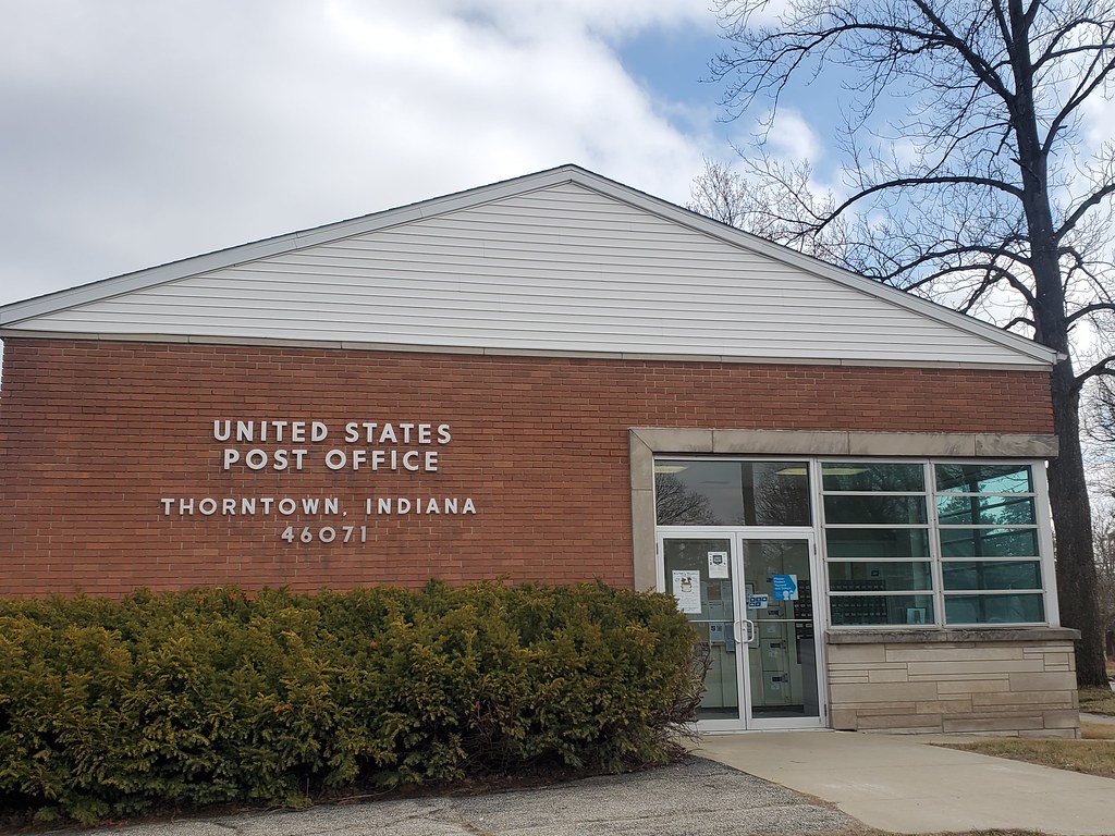 Thorntown, IN Post Office Michael Hartman Flickr
