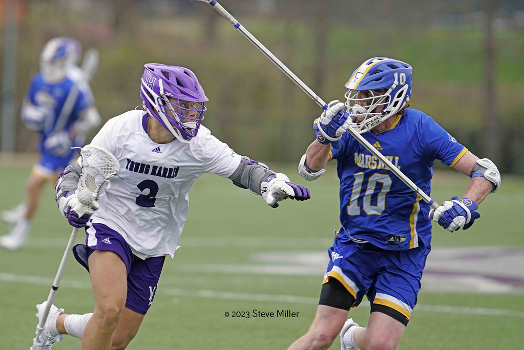 YHC4182x YOUNG HARRIS COLLEGE Lacrosse vs vs Mars Hill steve miller