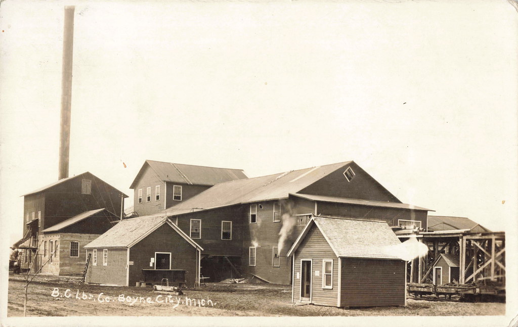 NW Boyne CIty MI RPPC 1913 Boyne City Lumber Company Sawmi… Flickr
