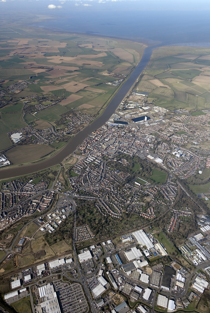 Kings Lynn aerial image Aerial view of Kings Lynn in Norfo… Flickr