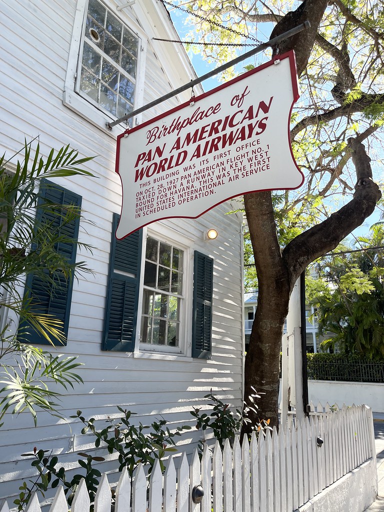 Historic Sign Pan American Airlines. Key West, Florida. Flickr