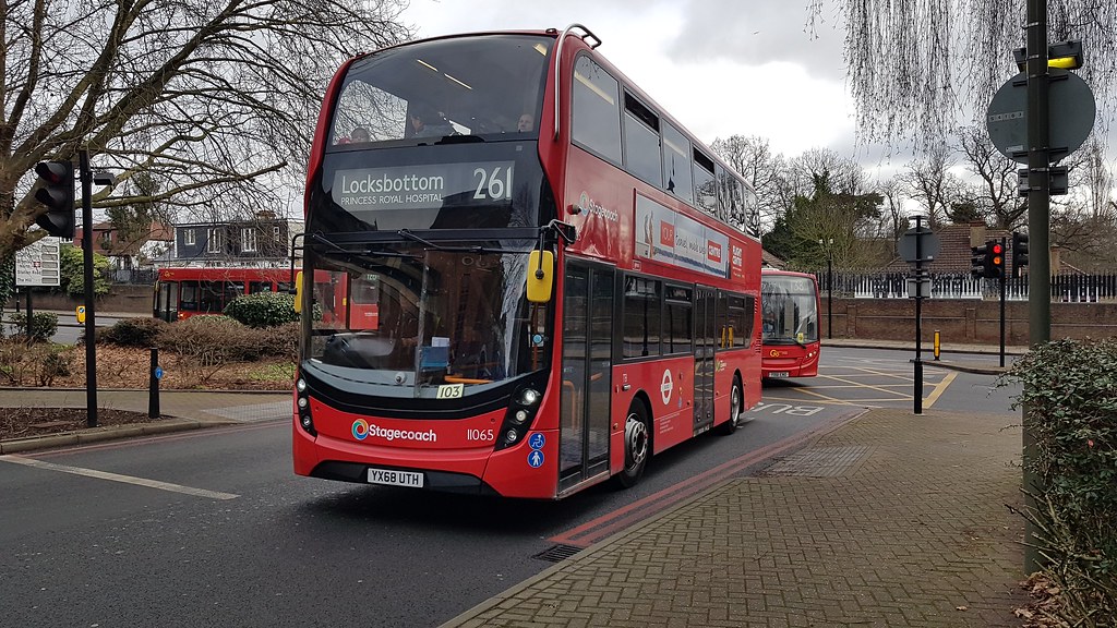 Elmfield Road, Bromley Stagecoach's 11065 on the 261 to th… Flickr