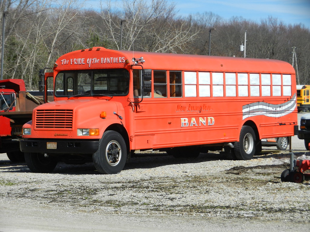 New Lexington City Schools band bus Bus lot New Lexingto… Flickr