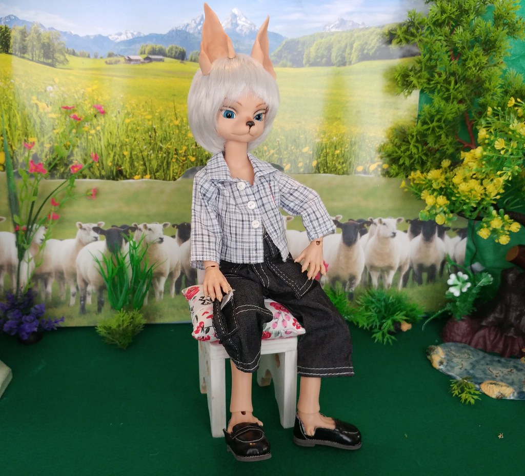 Fox guarding the hen house! I had to cut these faux leathe… Flickr