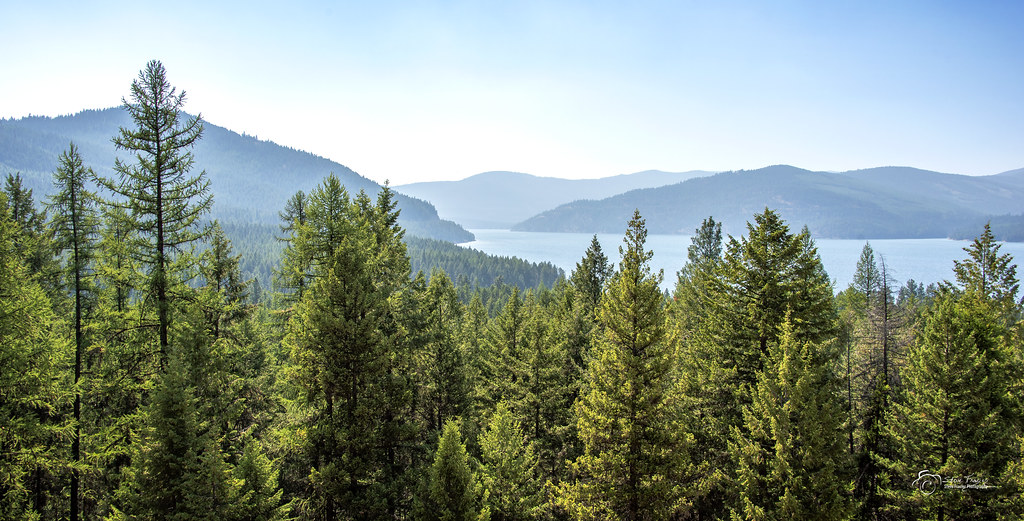 Lake Koocanusa In the northwestern corner of Montana, deep… Flickr