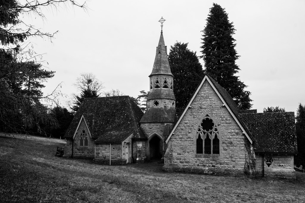 Painswick cemetery chapels Dr_Scott Flickr