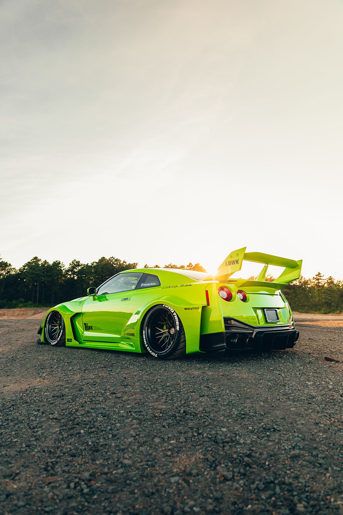 LBWK GTR RFG3 with Carbon Fiber Lip Car masterjohn_ Ph… Flickr