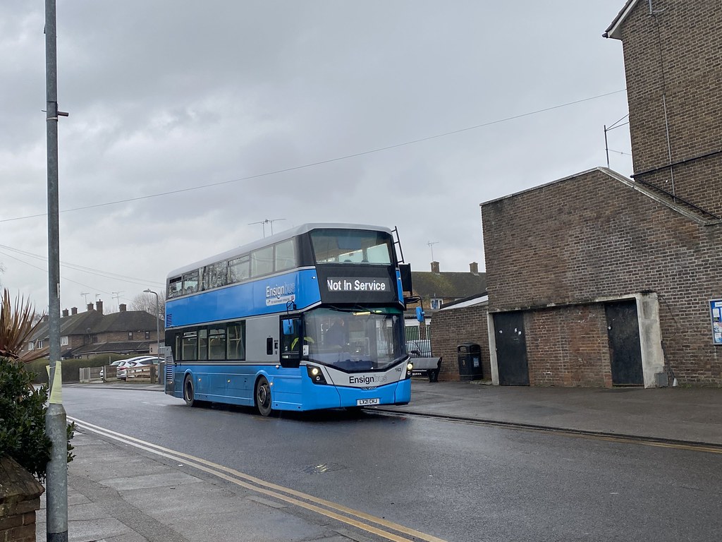 Ensignbus 162 at Usk Road, Aveley on Tuesday 6 March 2023 Flickr