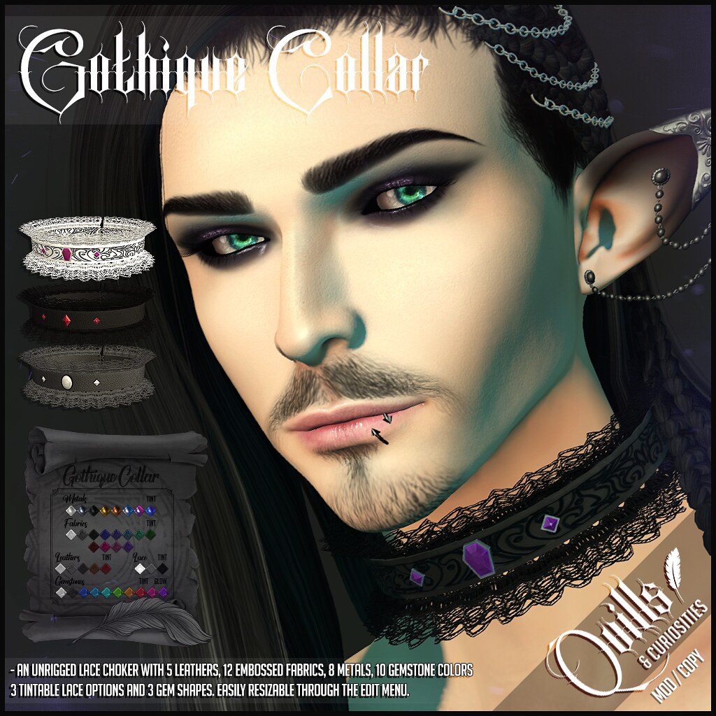 Quills & Curiosities Gothique Collar Coming to Chronicle… Flickr