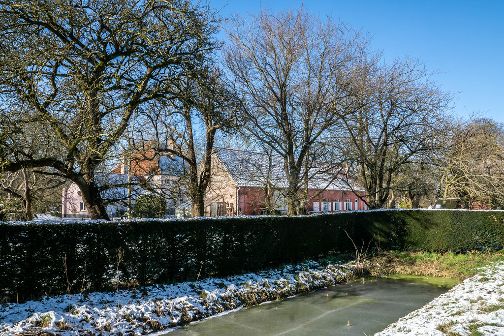 Drongen near Ghent in the snow II Yesterday, March 9, it s… Flickr