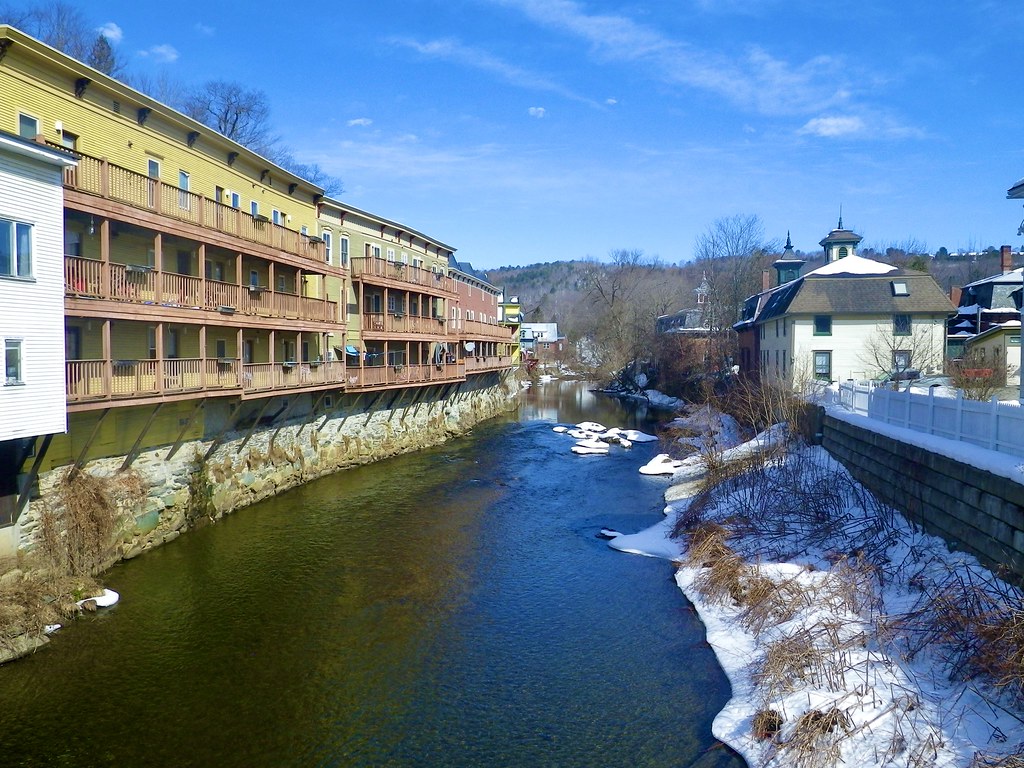North Branch River, Montpelier, Vermont. Looking north fro… Flickr