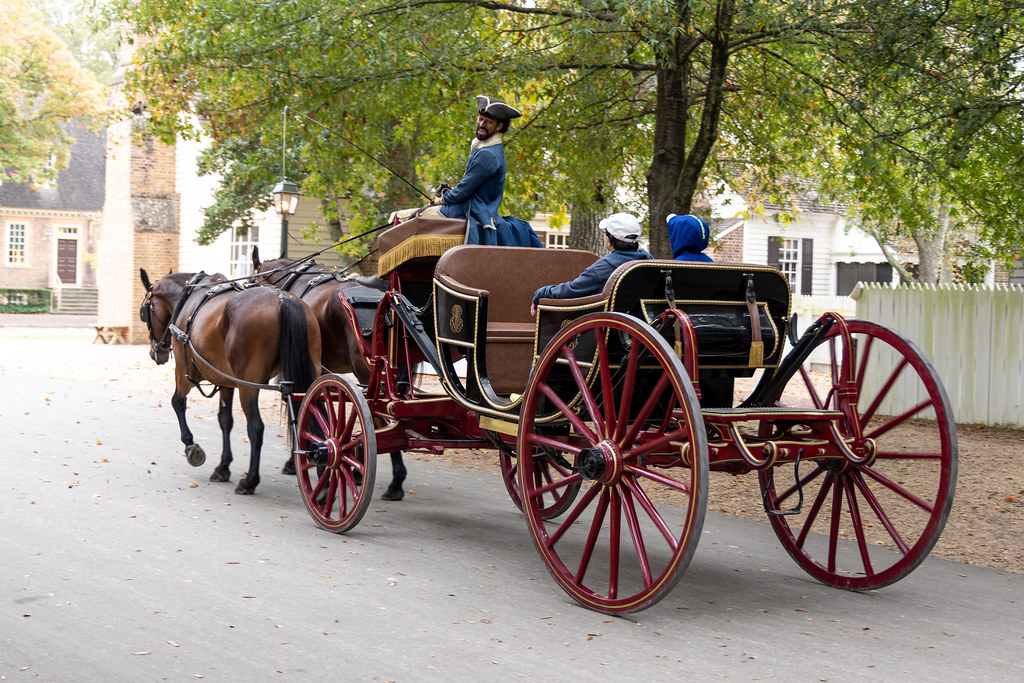 Horse Carriage Ride, Colonial Williamsburg, Williamsburg, … Flickr