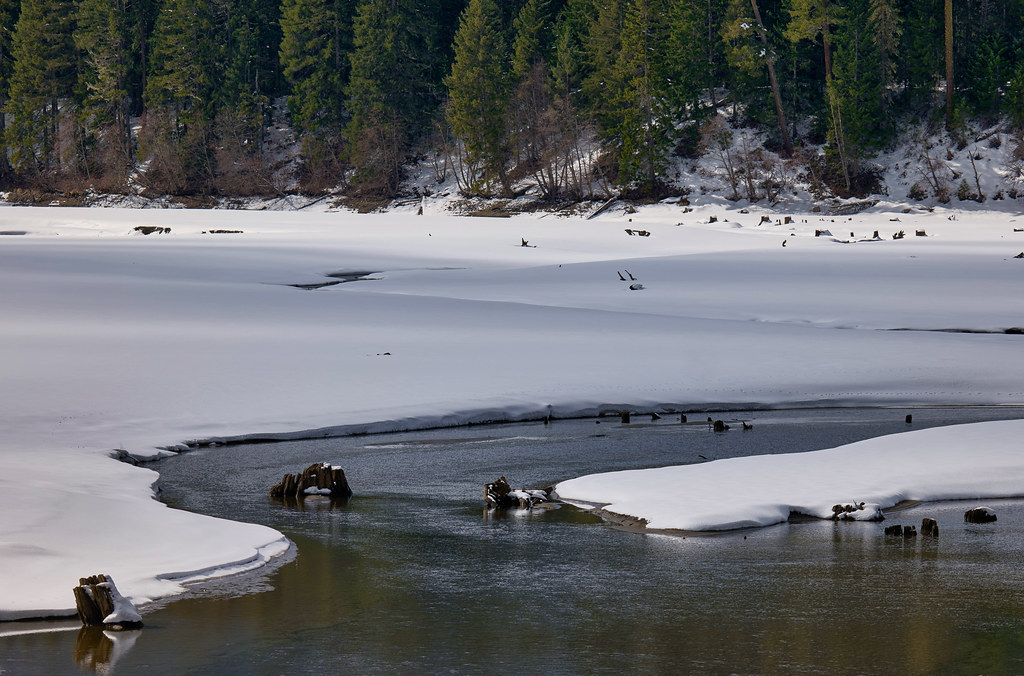 Lake Easton and snow.2 From late Feb. 2023 Lake Easton wit… Flickr