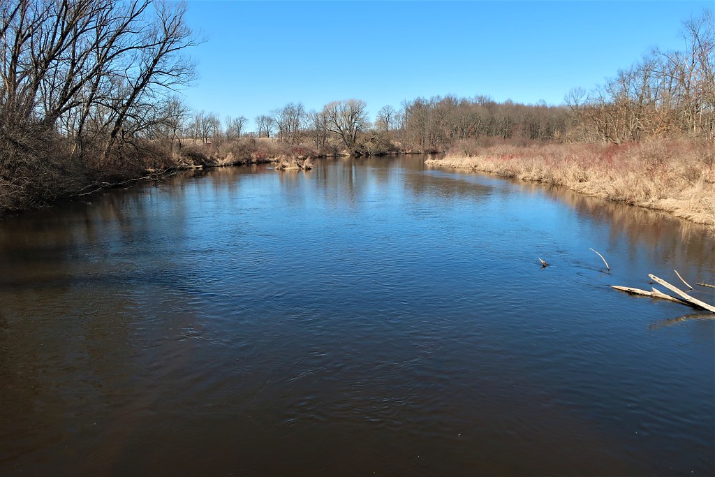 South Branch Kalamazoo River Homer, Michgian Looking Nor