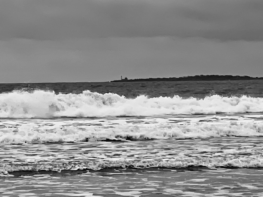 Wood Island Lighthouse from Old Orchard Beach, Maine. Flickr