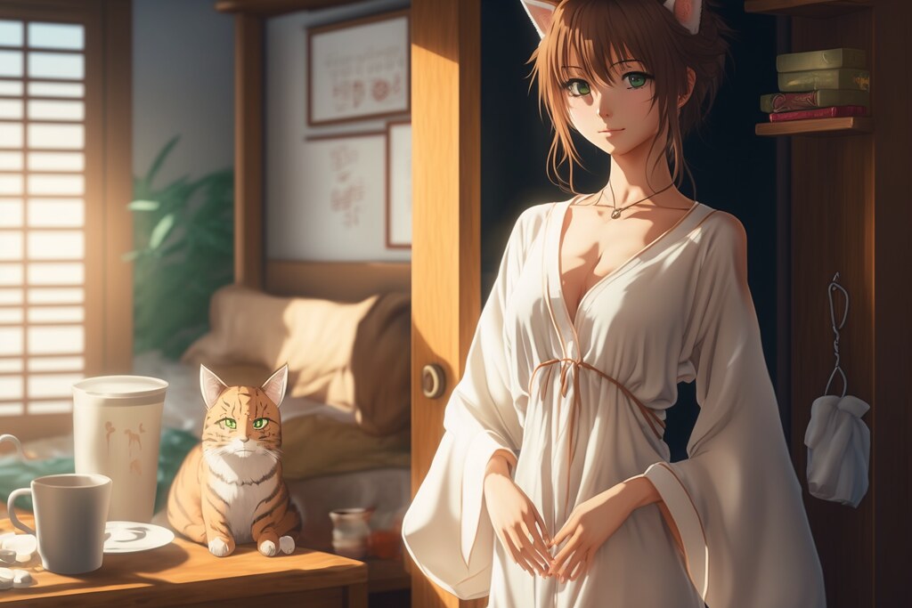 hoaiqua81_girl_in_nightgown_portrait_japanese_anime_style_… Flickr