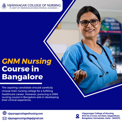 The Best GNM Nursing Course in Bangalore Vijayanagar Col… Flickr