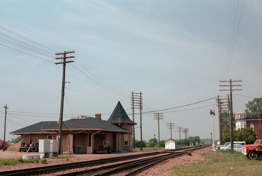 Milwaukee Road Sturtevant, WI Northward view of the Milw… Flickr