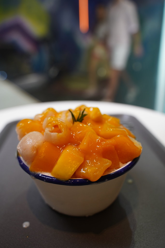 Mango and Lyche bingsu AUD15.90 Snow Moon, Melbourne Flickr