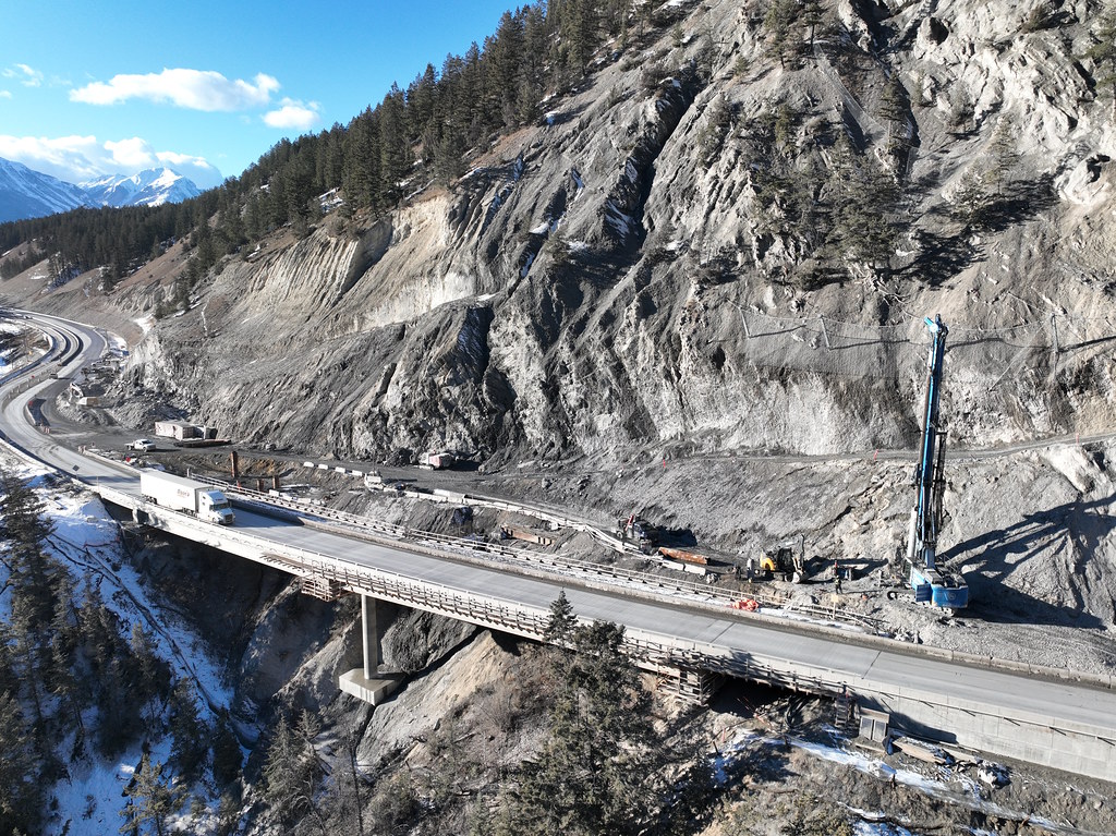 BC Highway 1 Kicking Horse Canyon Sheep Bridge Flickr