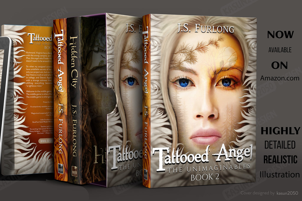 Tatooed Angel fantasy book cover Kasun2050 Design Flickr