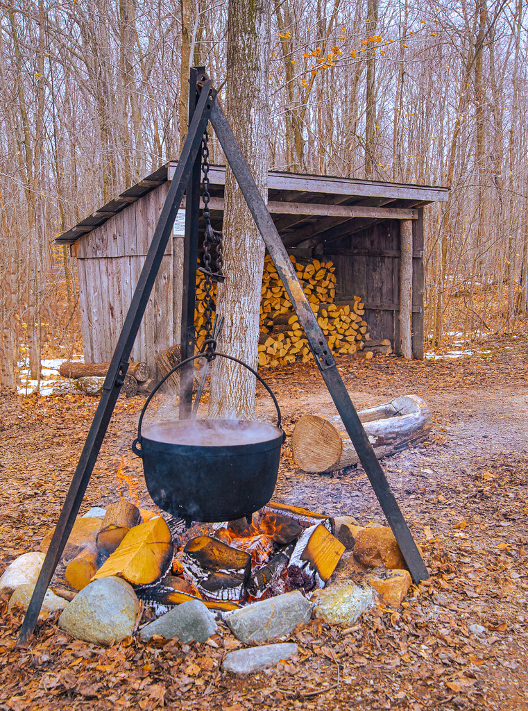 Fort Rose Maple Syrup 1 Boiling the Sap Paul Mennill Flickr