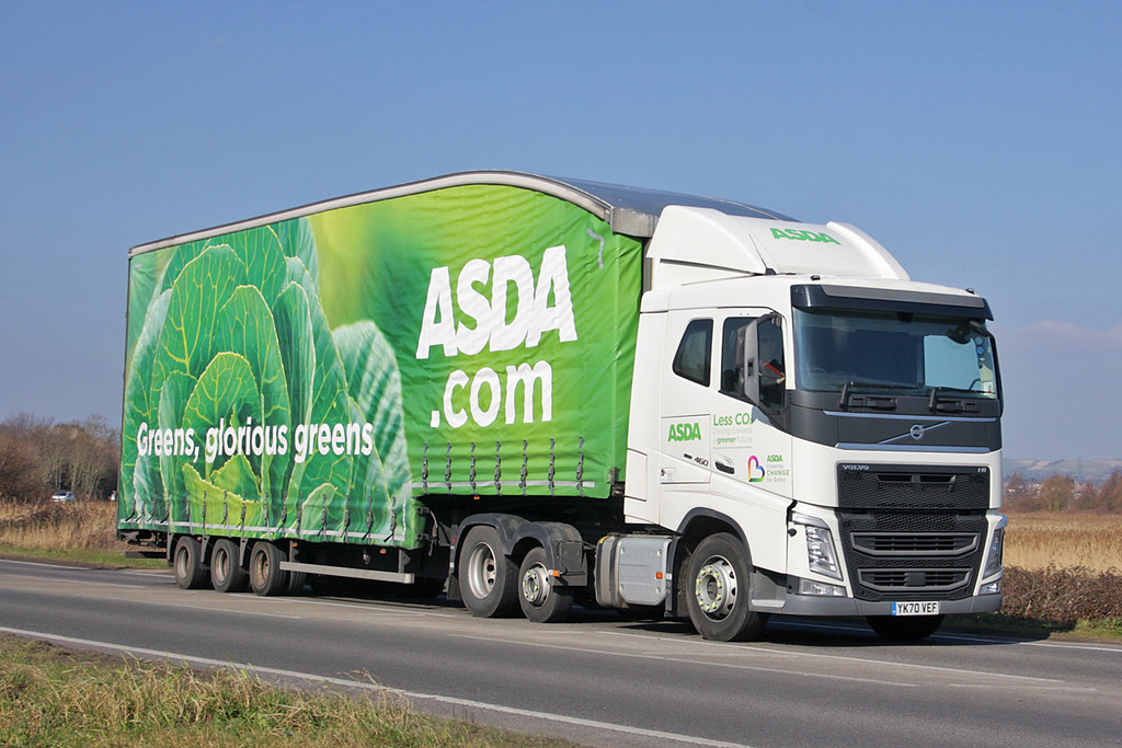 Asda YK70 VEF Asda YK70 VEF Volvo FH460. Weymouth Way. John Morris