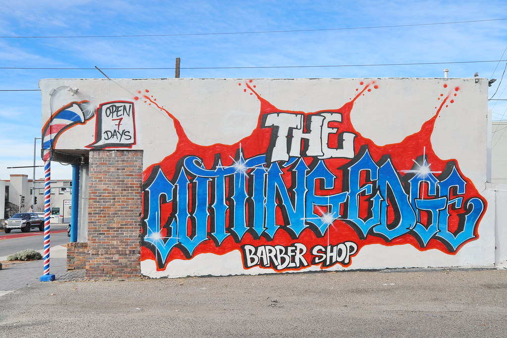 Barber Shop in Albuquerque NM 14.1.2023 0526 Albuquerque N… Flickr