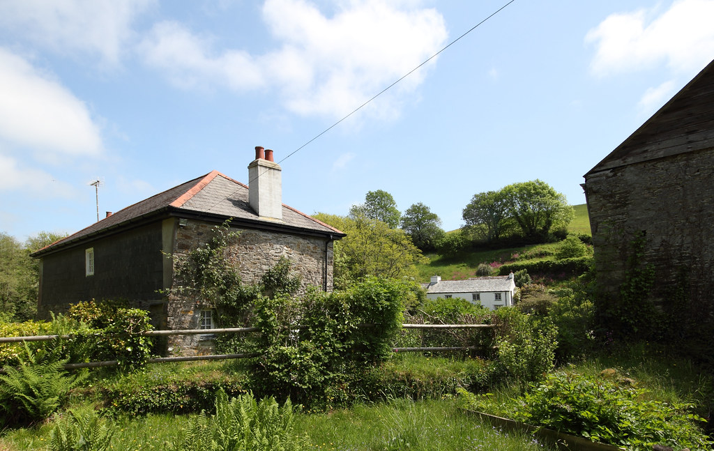 Penpol creek St Veet Cornwall Hamlet with old mill to the … Flickr