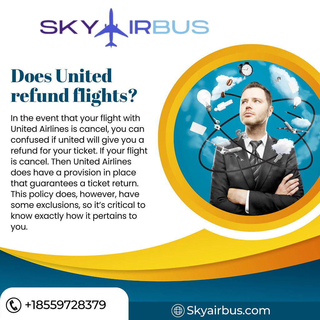 Does United refund flights image Want to know does United … Flickr