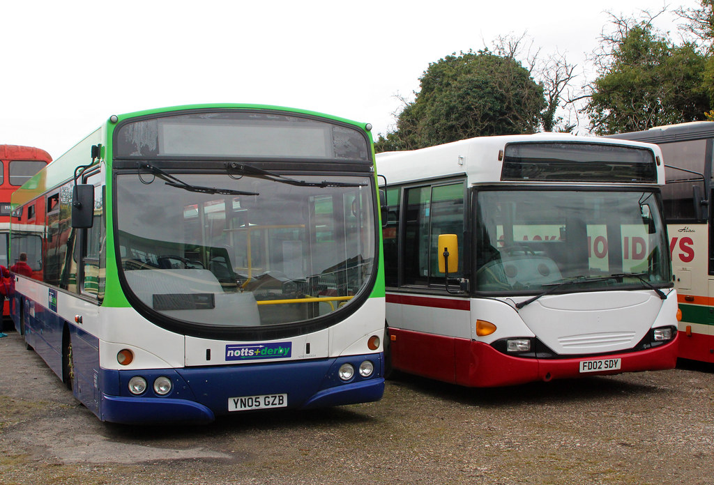 Nottingham Heritage Vehicles Scania Saloons I missed the J… Flickr