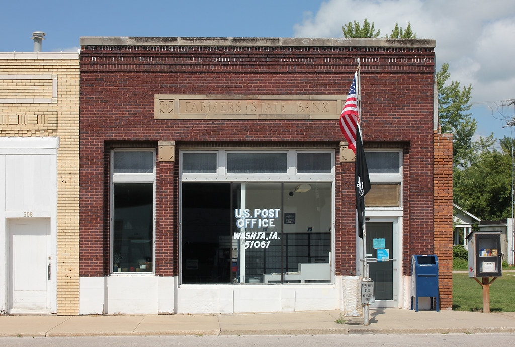 Farmers State Bank Building (Post Office) Washta, IA Flickr