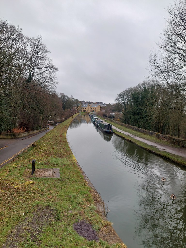The Macclesfield Canal Bollington embankment Flickr