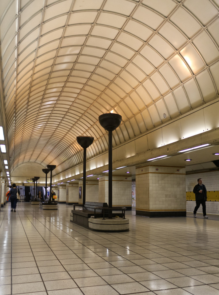 Gant's Hill lower concourse in the Underground station Flickr